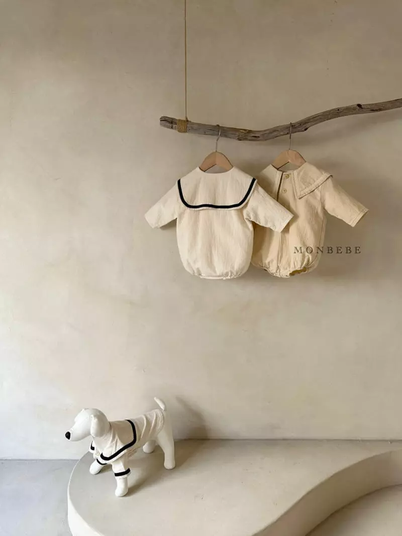 Monbebe - Korean Baby Fashion - #babyfashion - New Sailor Bodysuit Pet - 2