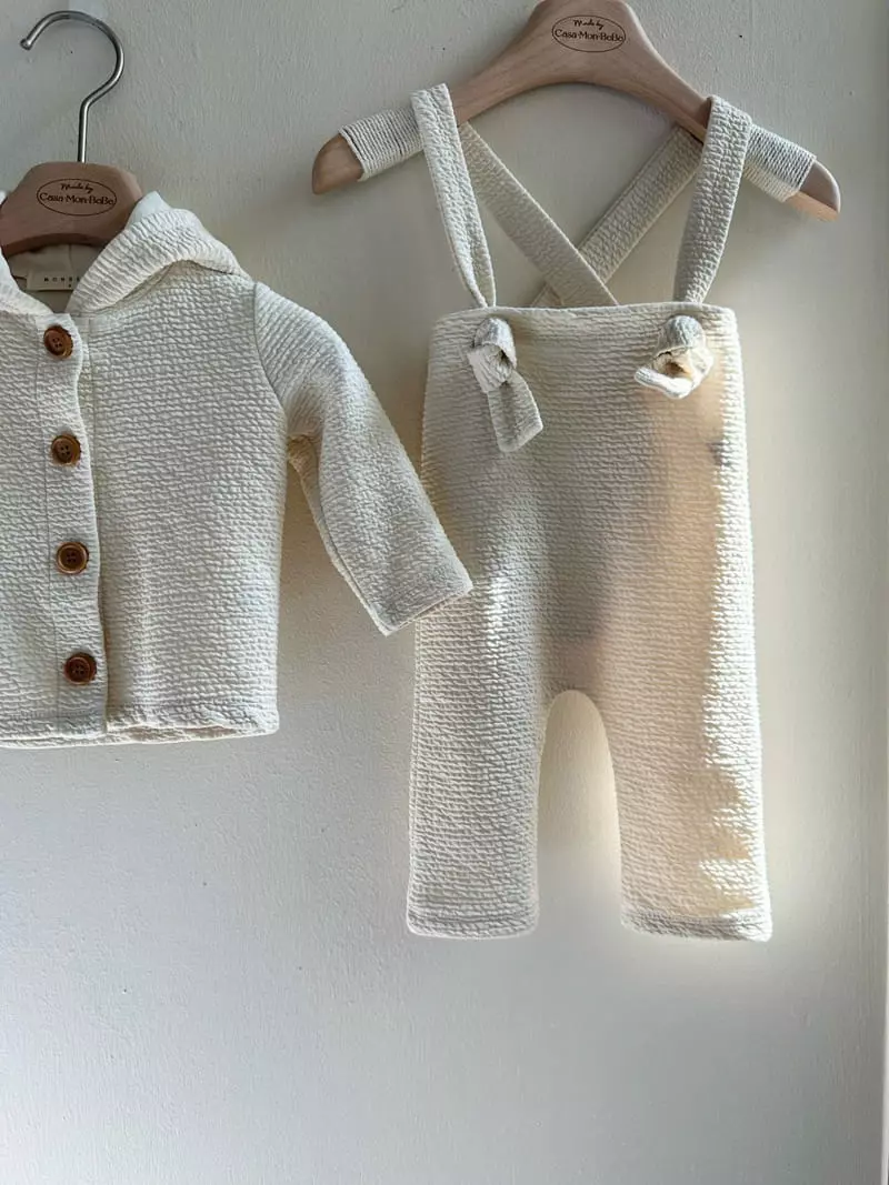 Monbebe - Korean Baby Fashion - #babyfashion - Mignon Dungarees Pants - 7