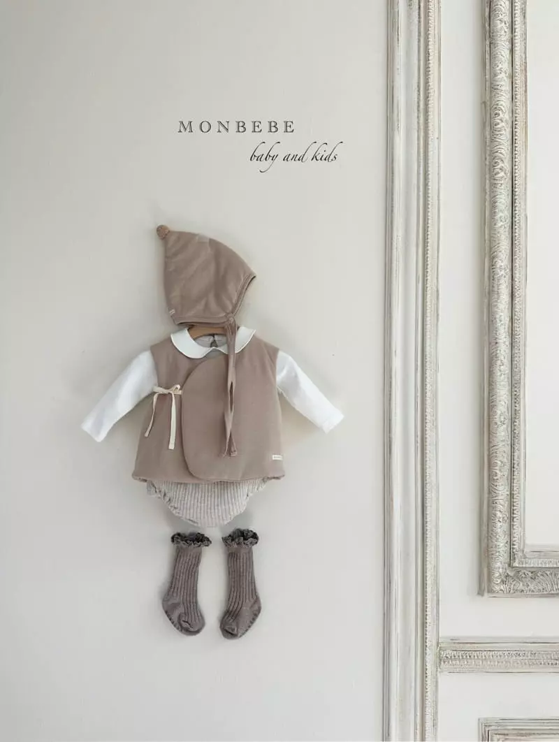 Monbebe - Korean Baby Fashion - #babyfever - Padding Bonnet - 6
