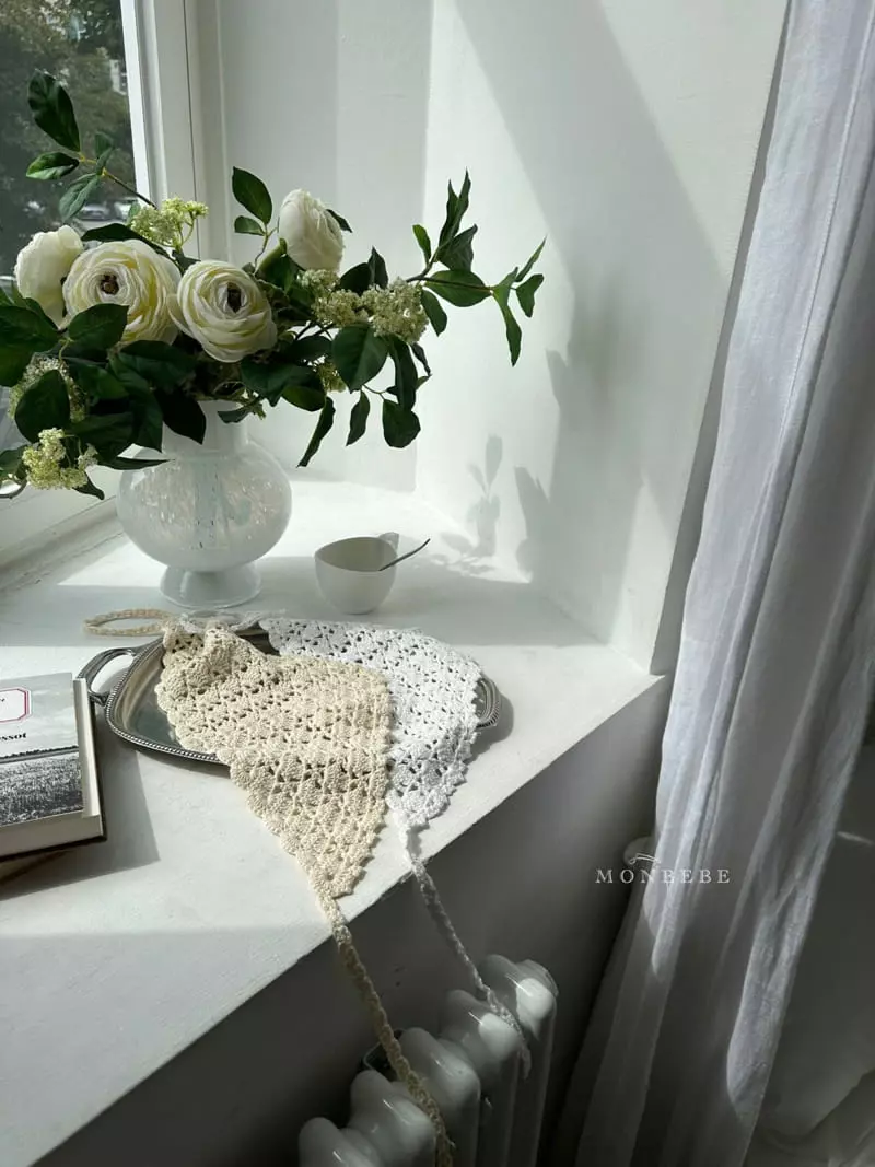 Monbebe - Korean Baby Fashion - #babygirlfashion - Croshe Scarf No2