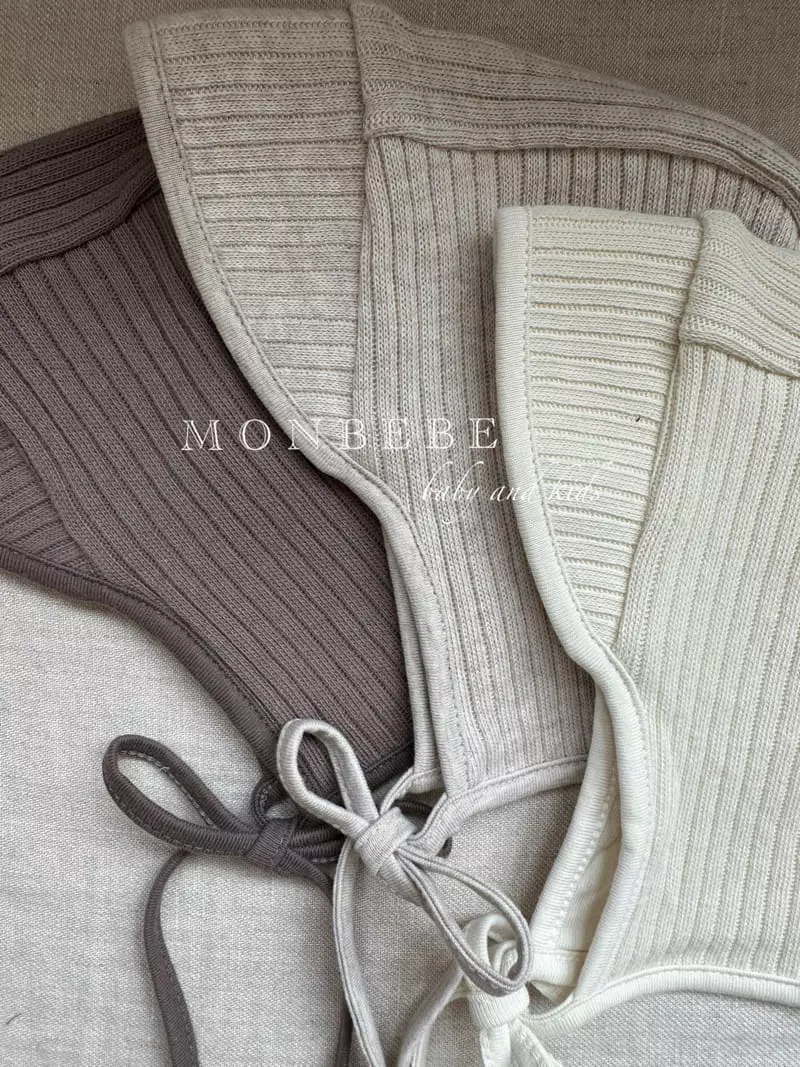 Monbebe - Korean Baby Fashion - #babywear - Knit Rib Bonnet - 3