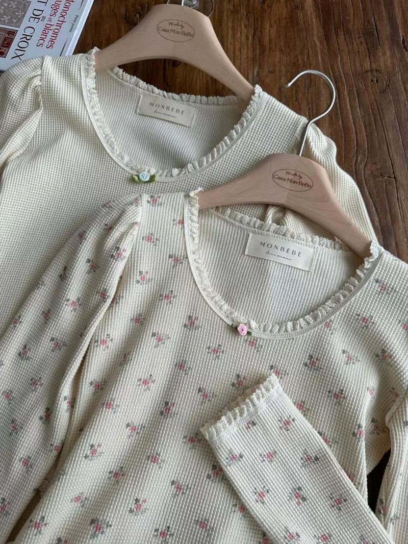 Monbebe - Korean Women Fashion - #momslook - Jadeng Lace Tee Mom - 6