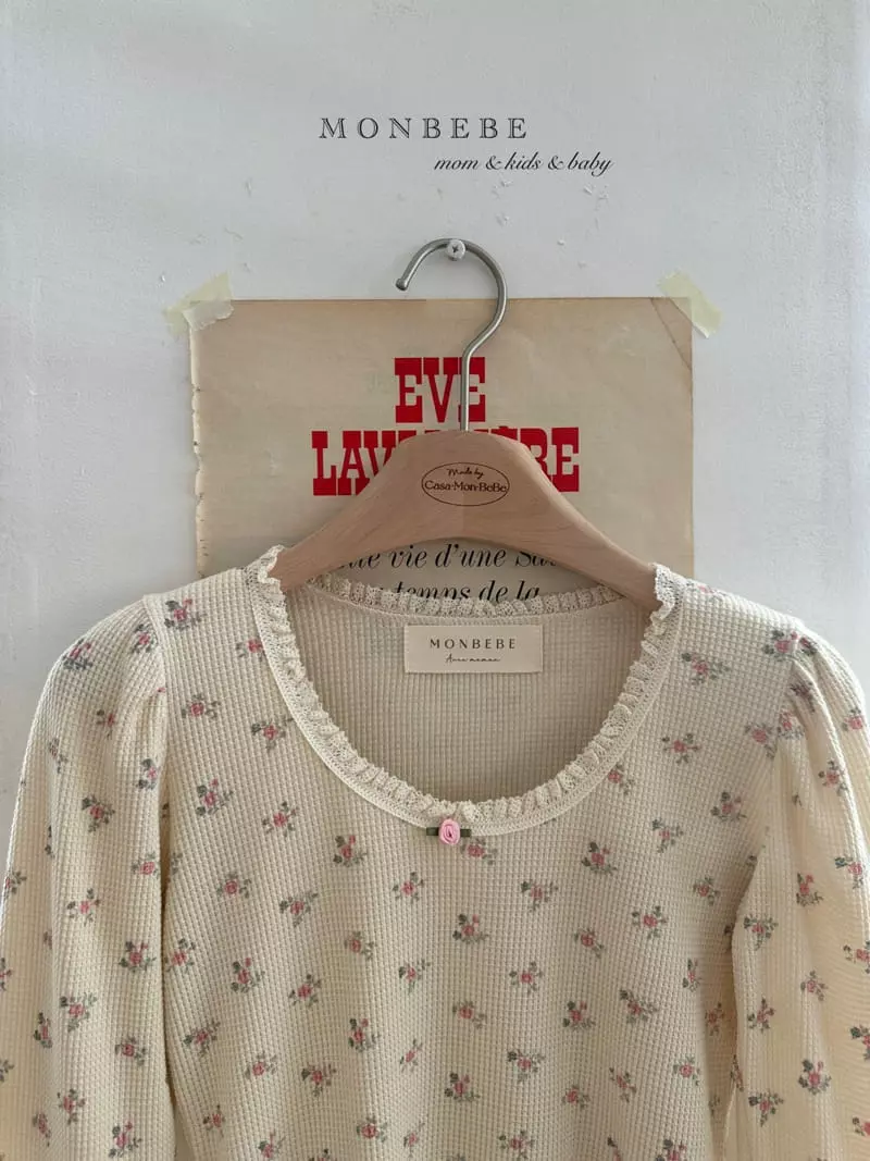 Monbebe - Korean Women Fashion - #womensfashion - Jadeng Lace Tee Mom - 5