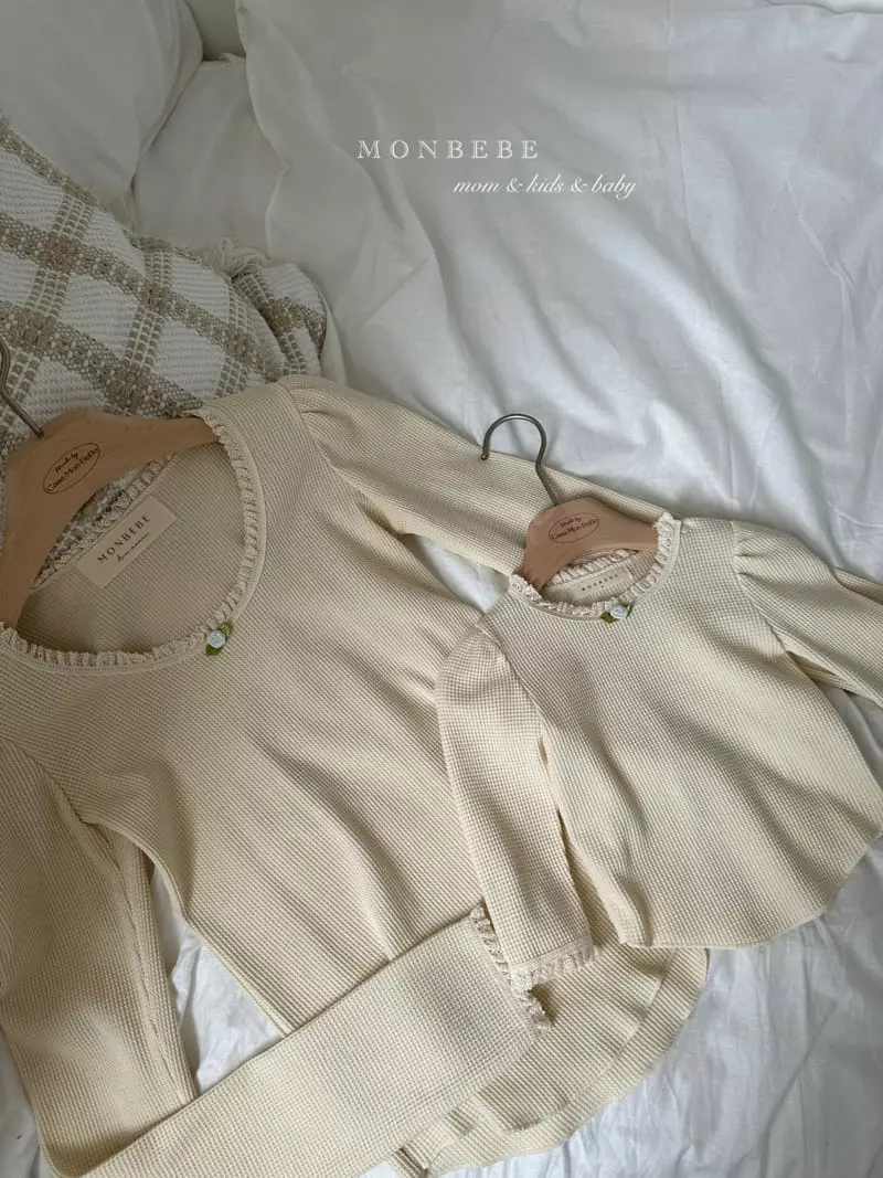Monbebe - Korean Women Fashion - #womensfashion - Jadeng Lace Tee Mom - 7