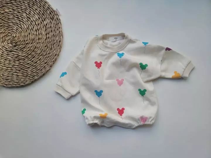 Moran - Korean Baby Fashion - #babyfever - Balloon M Bodysuit - 2