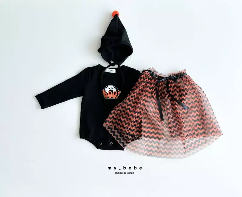 My Bebe - Korean Baby Fashion - #babyfashion - Ghost Set - 3