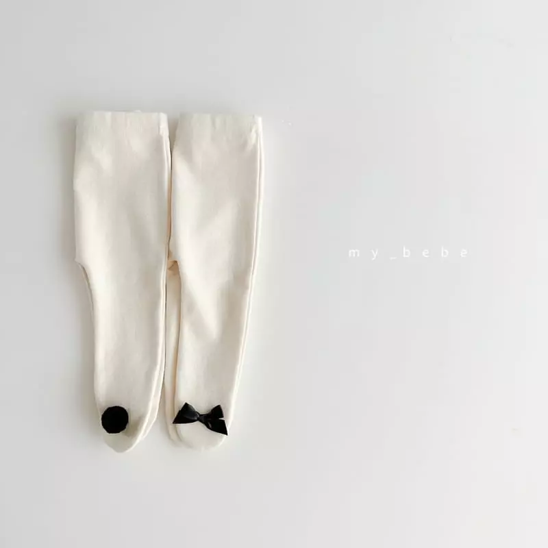 My Bebe - Korean Baby Fashion - #babyootd - Halo Foot Leggings - 2