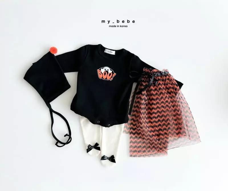 My Bebe - Korean Baby Fashion - #babyootd - Ghost Set - 8