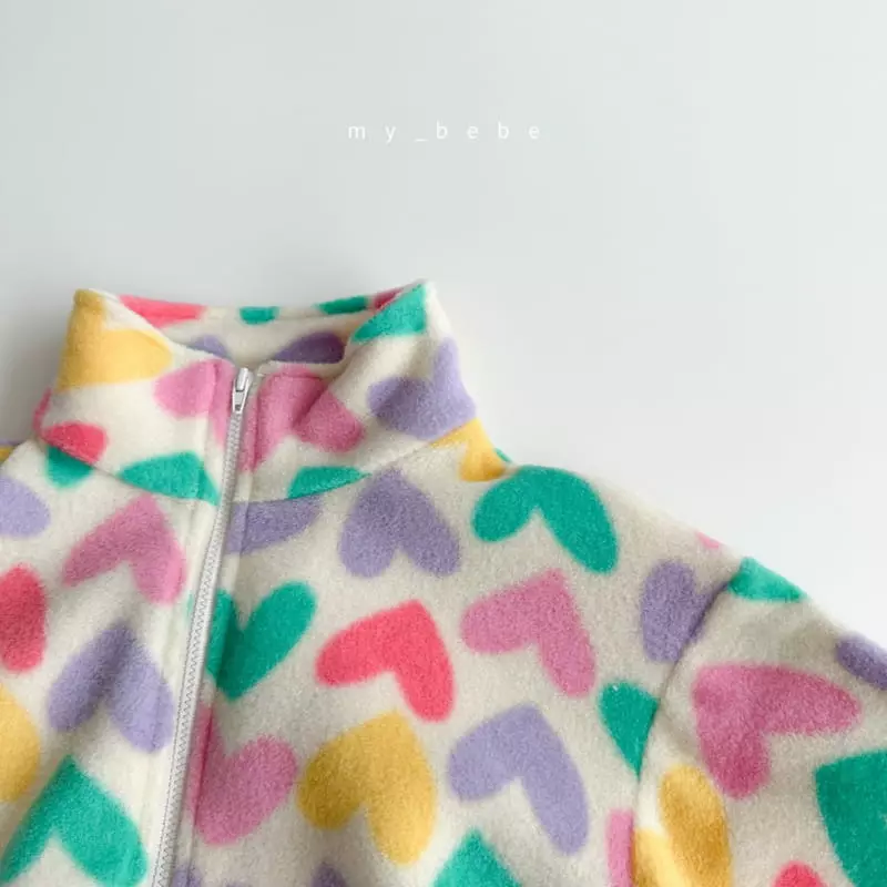 My Bebe - Korean Children Fashion - #Kfashion4kids - Fleece Zip-up - 7