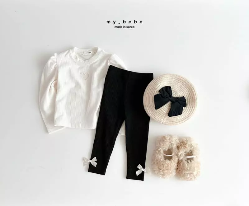 My Bebe - Korean Children Fashion - #Kfashion4kids - Big Ribbon Beret Hat - 12
