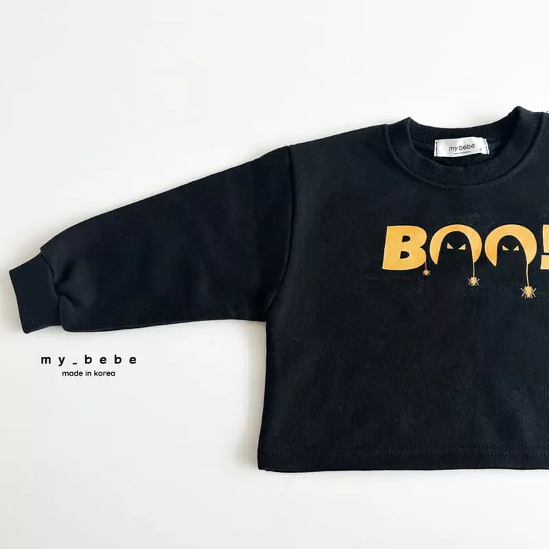 My Bebe - Korean Children Fashion - #Kfashion4kids - Boo Sweatshirt - 10