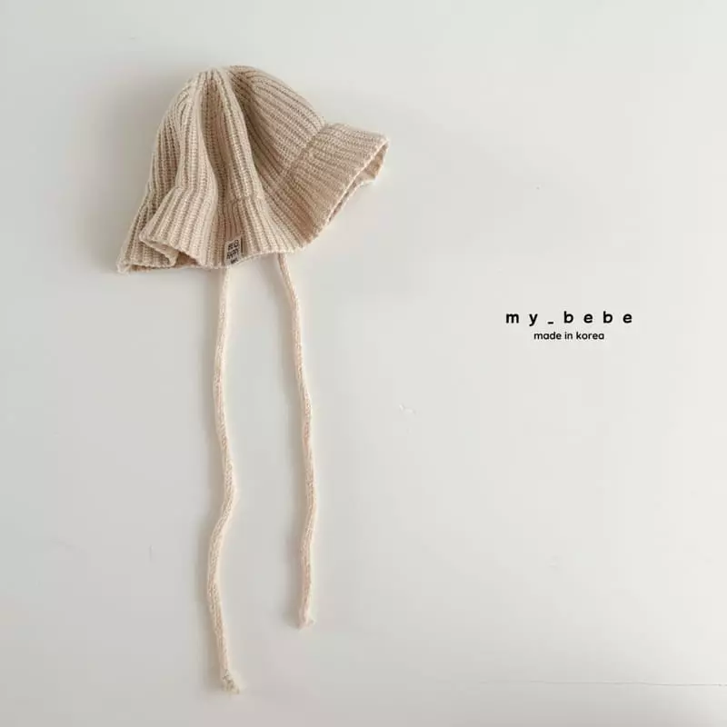 My Bebe - Korean Children Fashion - #childofig - Knit Bucket Hat - 3