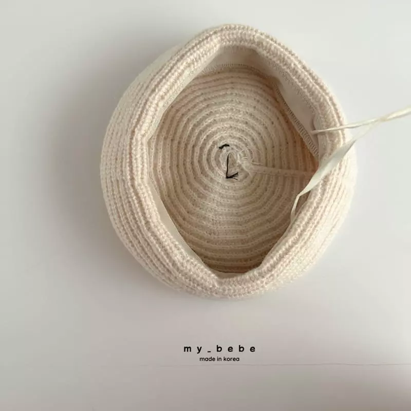 My Bebe - Korean Children Fashion - #designkidswear - Big Ribbon Beret Hat - 6