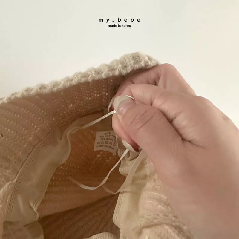 My Bebe - Korean Children Fashion - #designkidswear - Knit Bucket Hat - 5