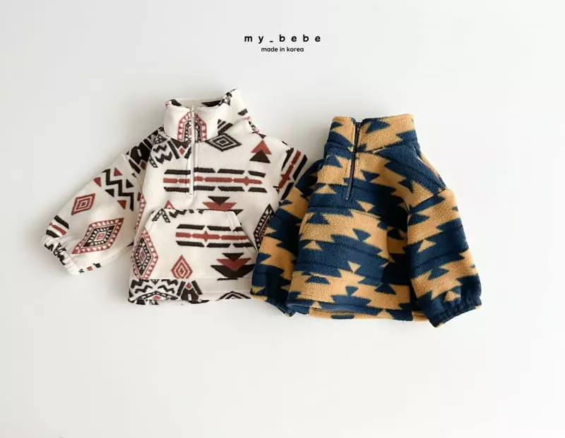 My Bebe - Korean Children Fashion - #kidsshorts - Paint Anorak - 4