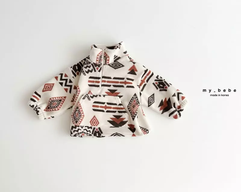 My Bebe - Korean Children Fashion - #kidzfashiontrend - Paint Anorak - 5