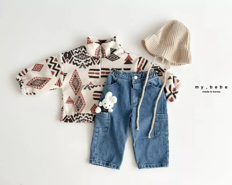 My Bebe - Korean Children Fashion - #littlefashionista - Paint Anorak - 7