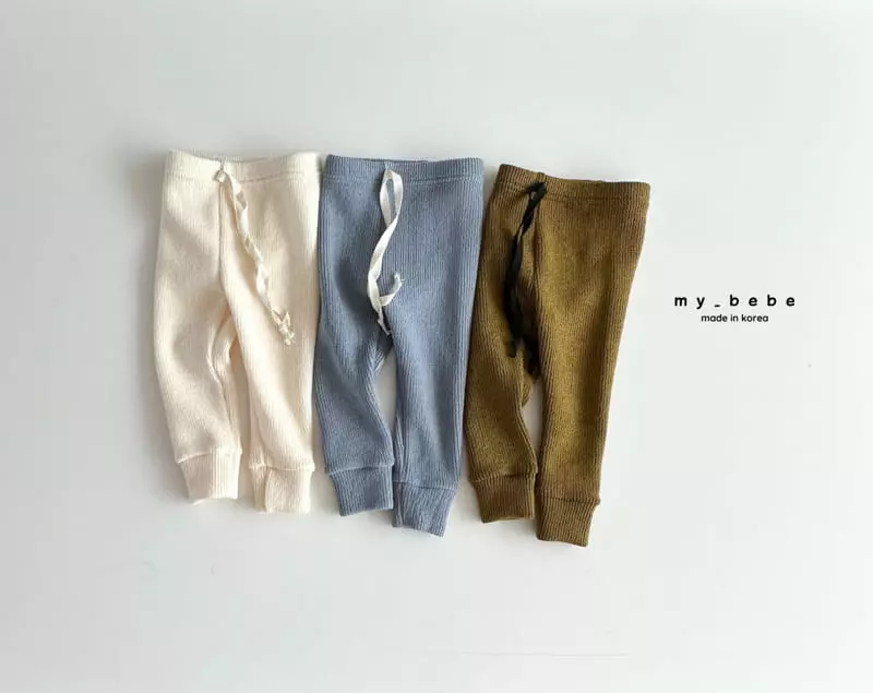 My Bebe - Korean Children Fashion - #littlefashionista - Piping Leggings - 2