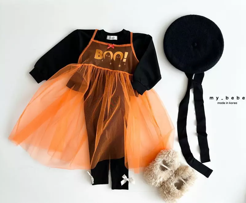 My Bebe - Korean Children Fashion - #littlefashionista - Halloween One-piece - 8