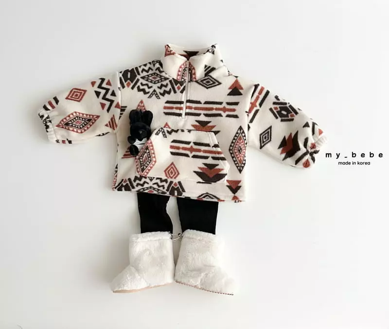 My Bebe - Korean Children Fashion - #magicofchildhood - Paint Anorak - 8