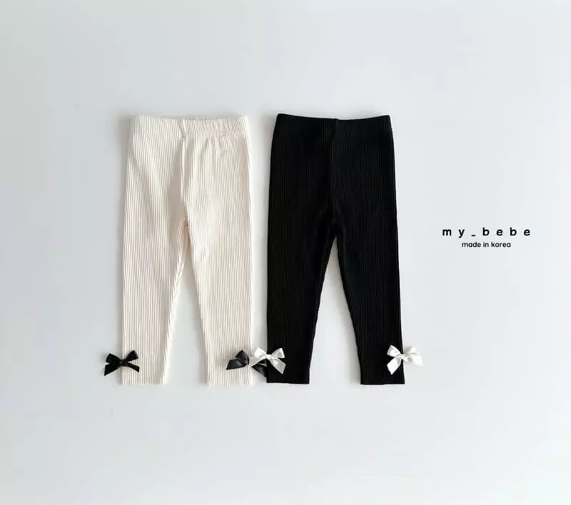 My Bebe - Korean Children Fashion - #minifashionista - Triangle Leggings - 3