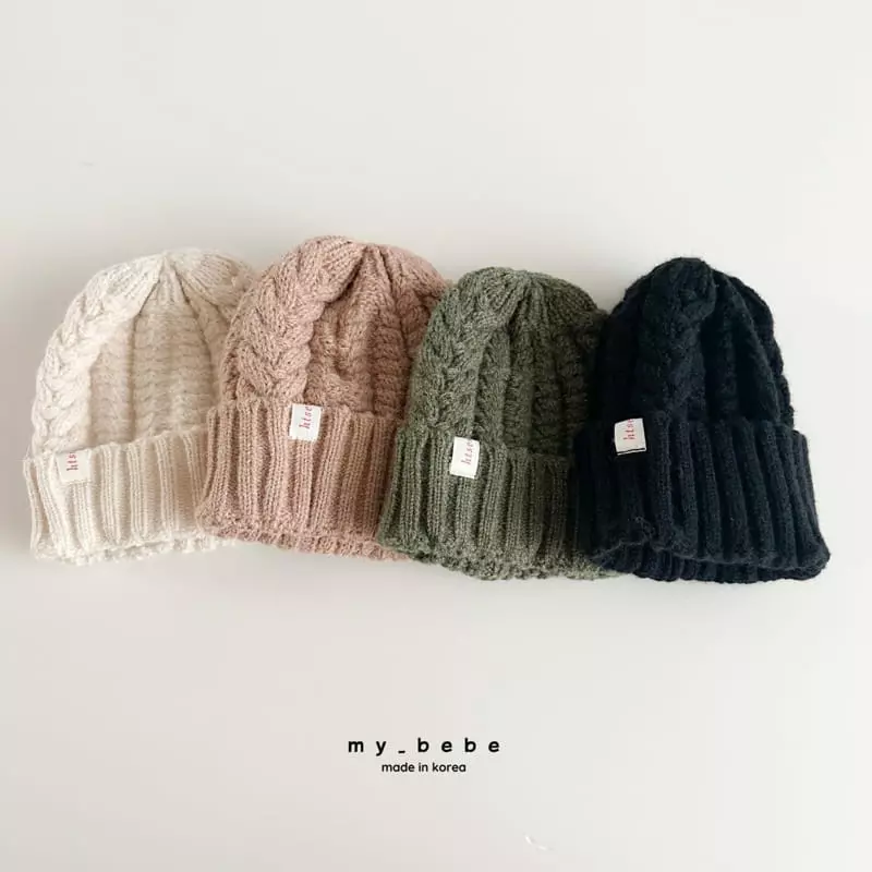 My Bebe - Korean Children Fashion - #minifashionista - Twist Beanie