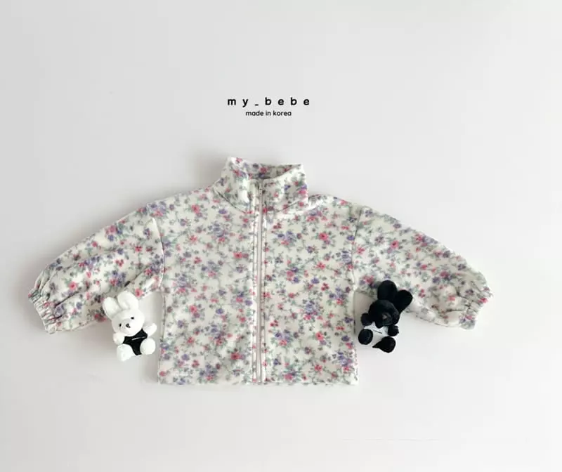 My Bebe - Korean Children Fashion - #prettylittlegirls - Fleece Zip-up - 11