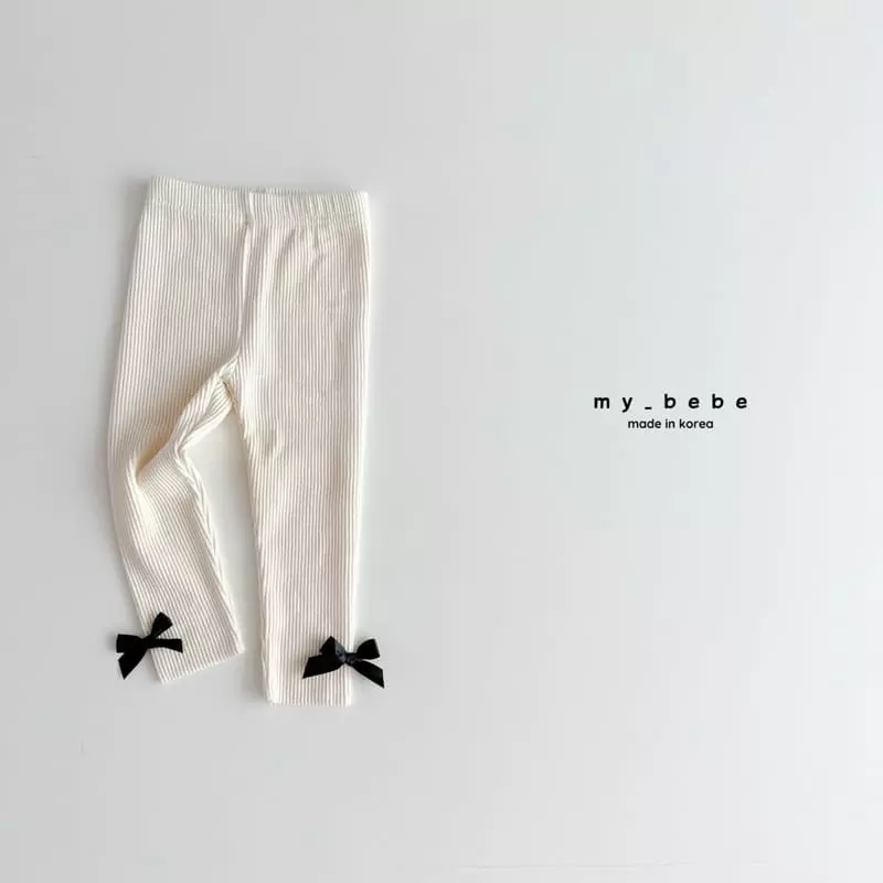 My Bebe - Korean Children Fashion - #minifashionista - Triangle Leggings - 4