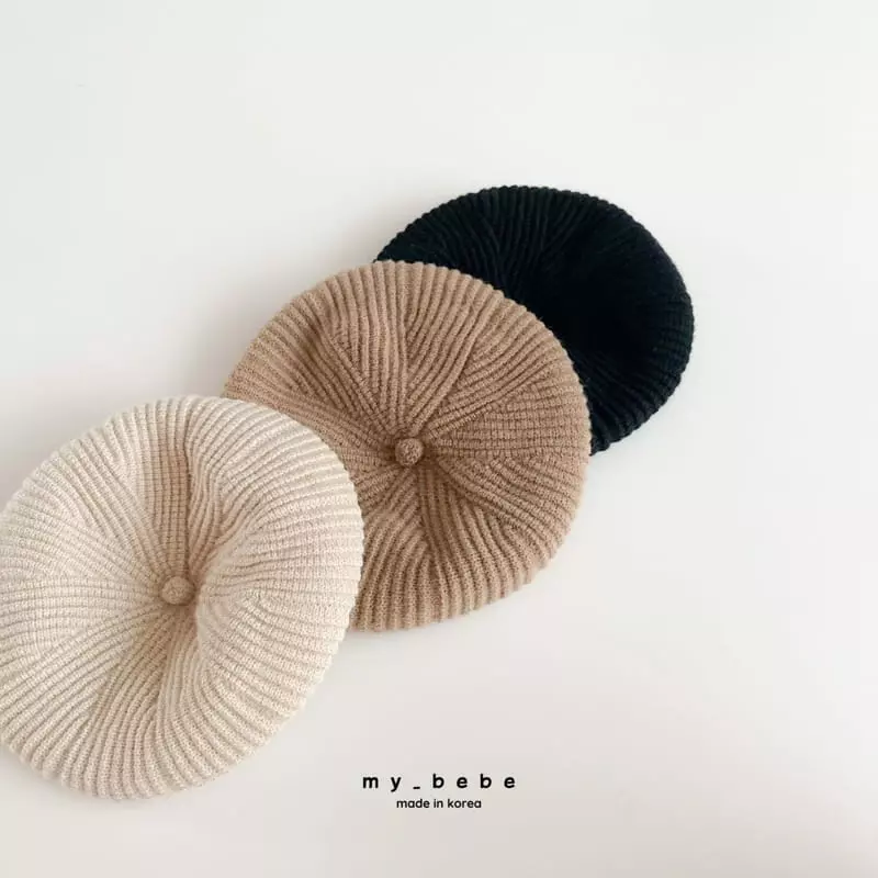 My Bebe - Korean Children Fashion - #todddlerfashion - Basic Beret Hat - 2