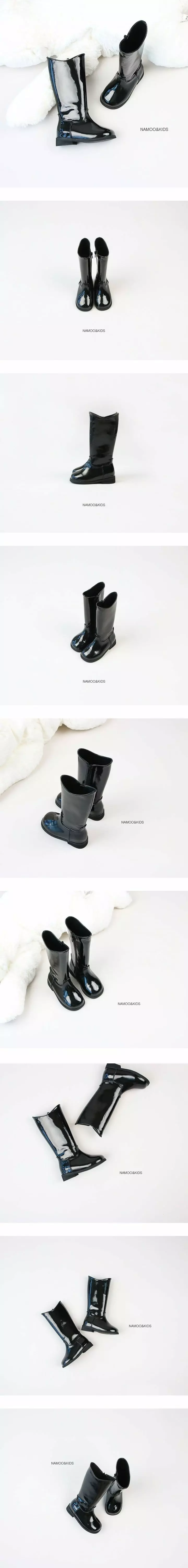 Namoo & Kids - Korean Children Fashion - #Kfashion4kids - Mins Round Long Boots