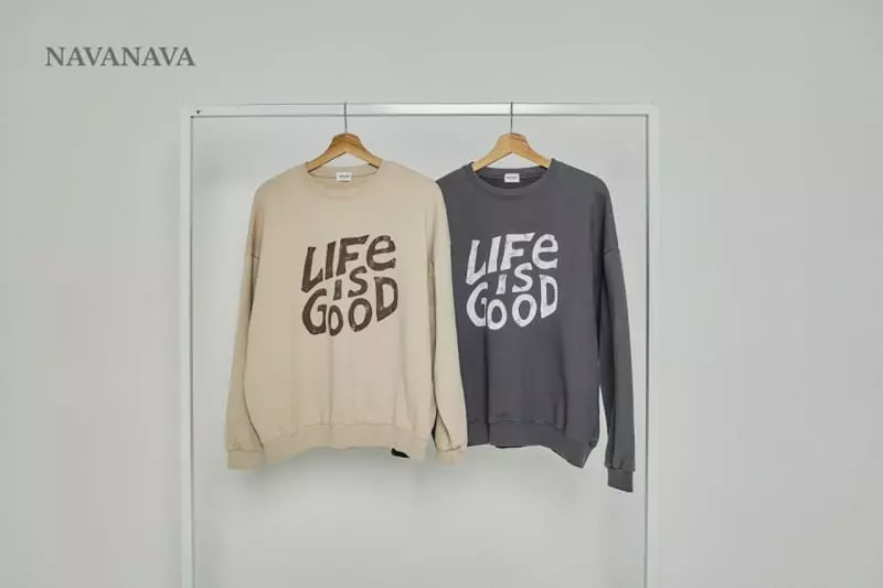 Navanava - Korean Children Fashion - #fashionkids - Life Sweatshirt - 6