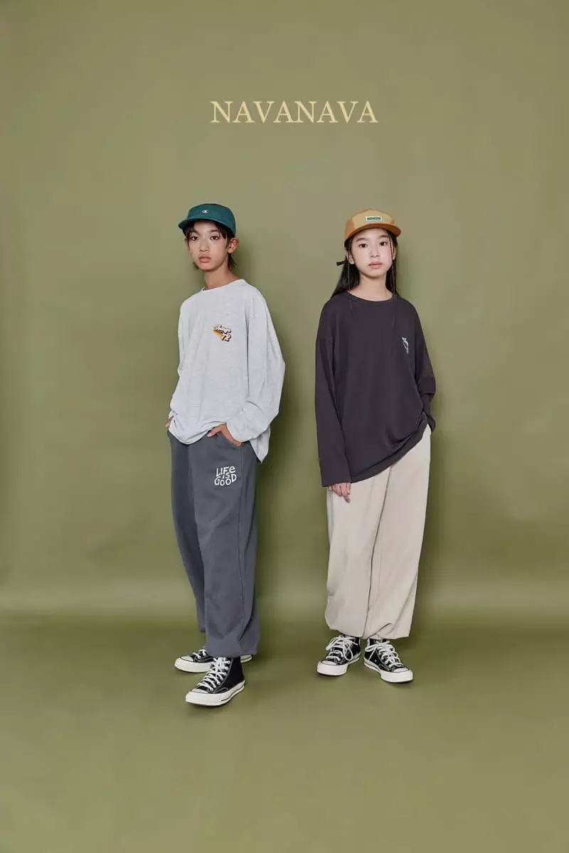 Navanava - Korean Children Fashion - #discoveringself - Bear St Collar Tee - 4