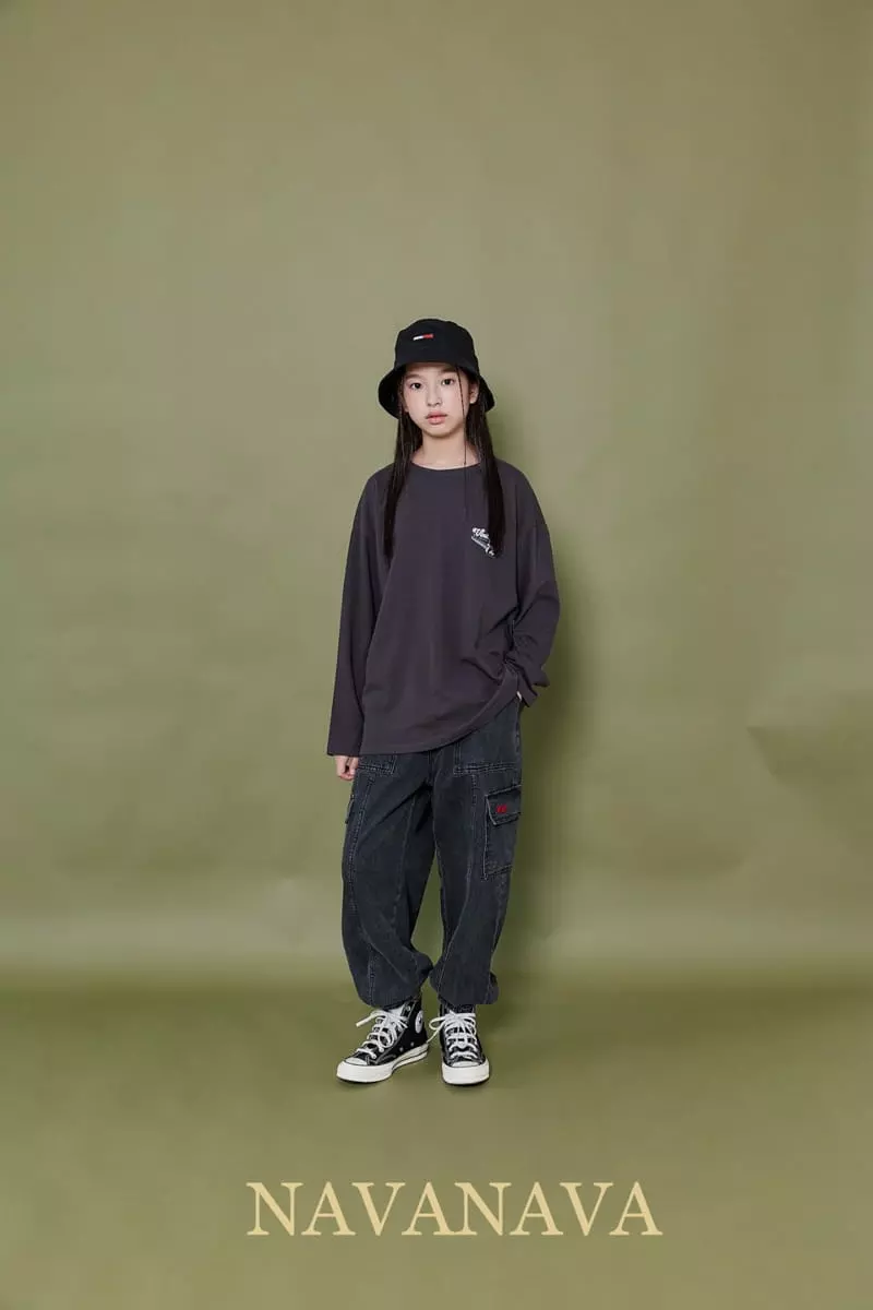 Navanava - Korean Children Fashion - #kidsshorts - Bear St Collar Tee - 5