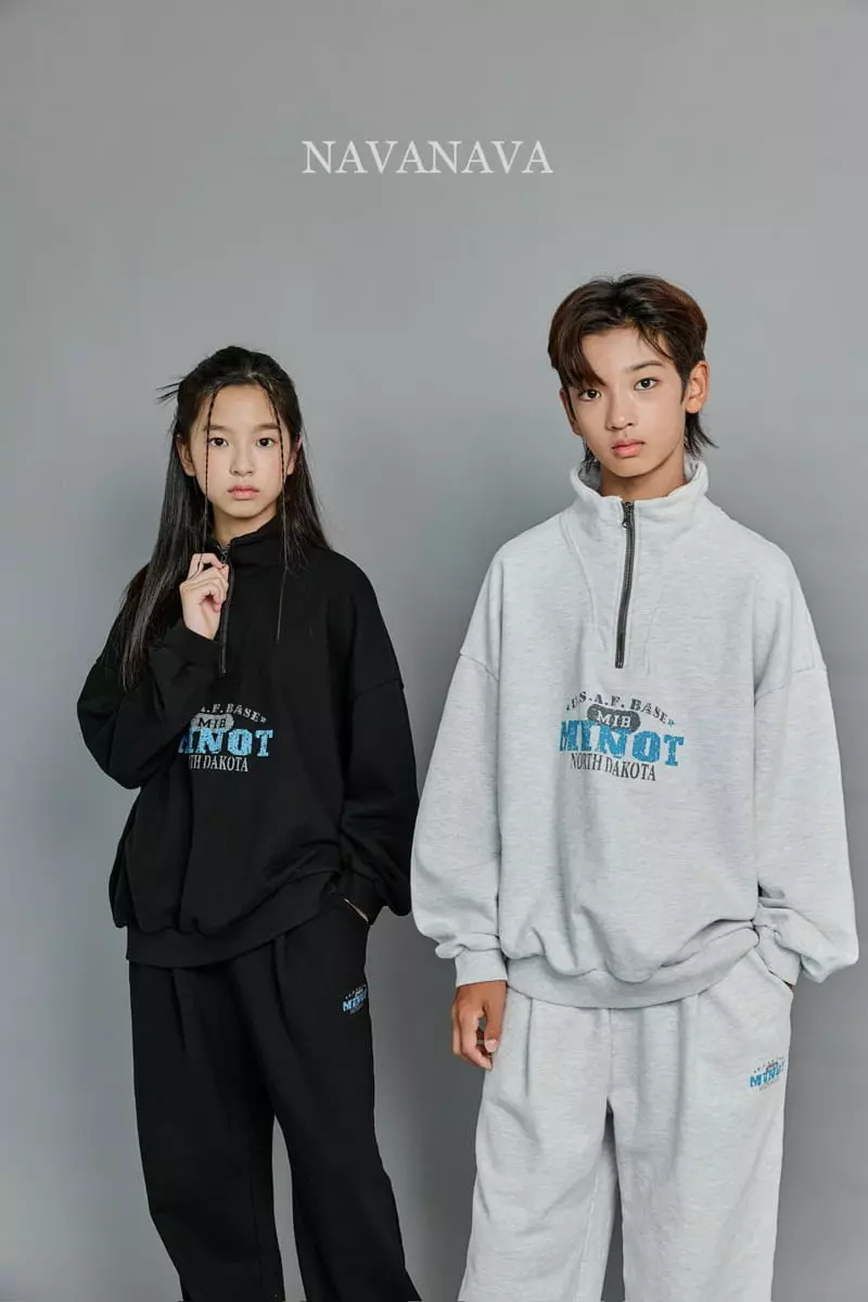 Navanava - Korean Children Fashion - #kidzfashiontrend - My Not Half Zip-up - 12