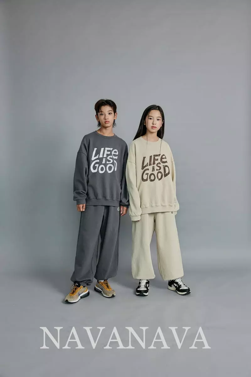 Navanava - Korean Children Fashion - #kidzfashiontrend - Life Sweatshirt - 9