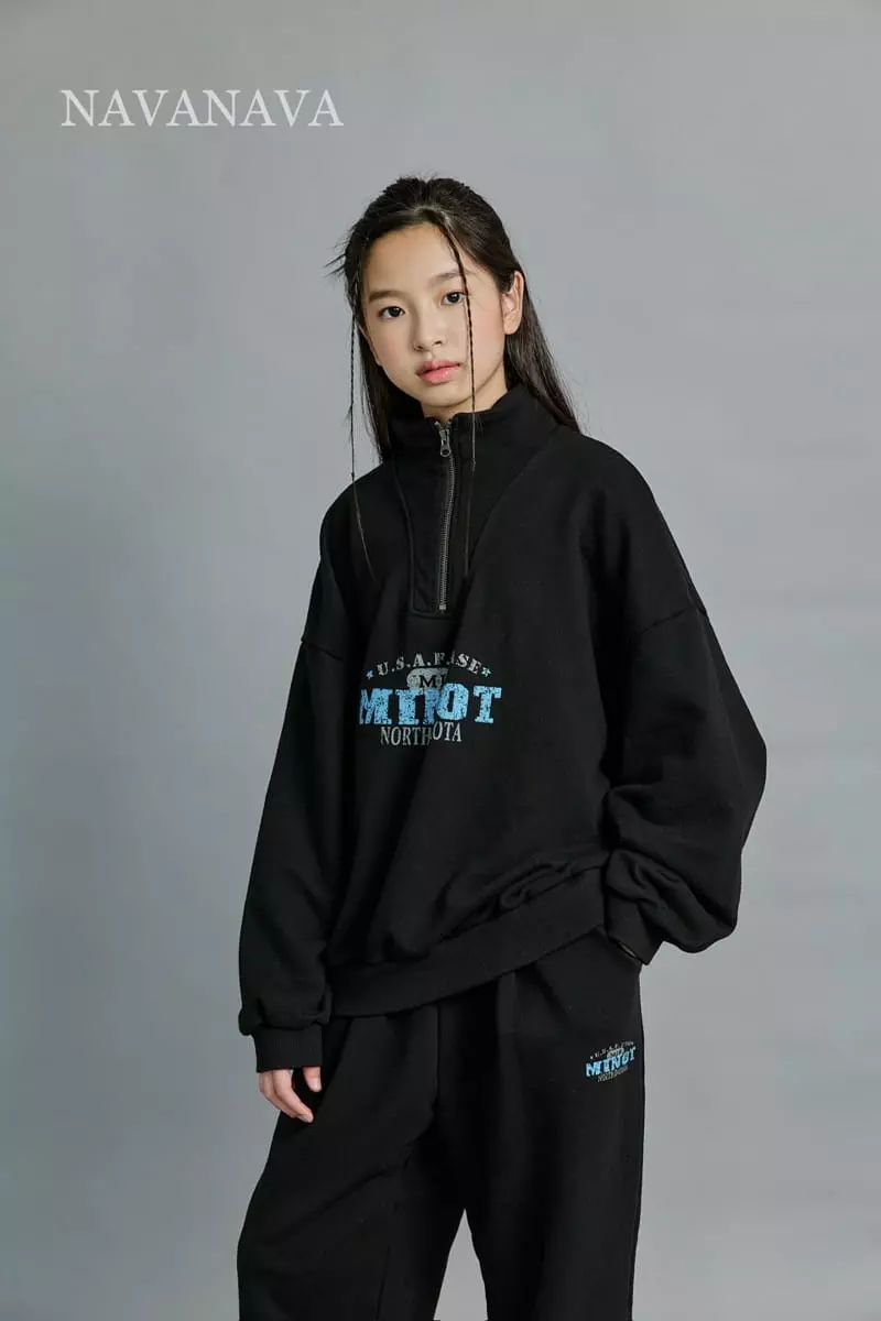 Navanava - Korean Children Fashion - #toddlerclothing - My Not Half Zip-up - 4