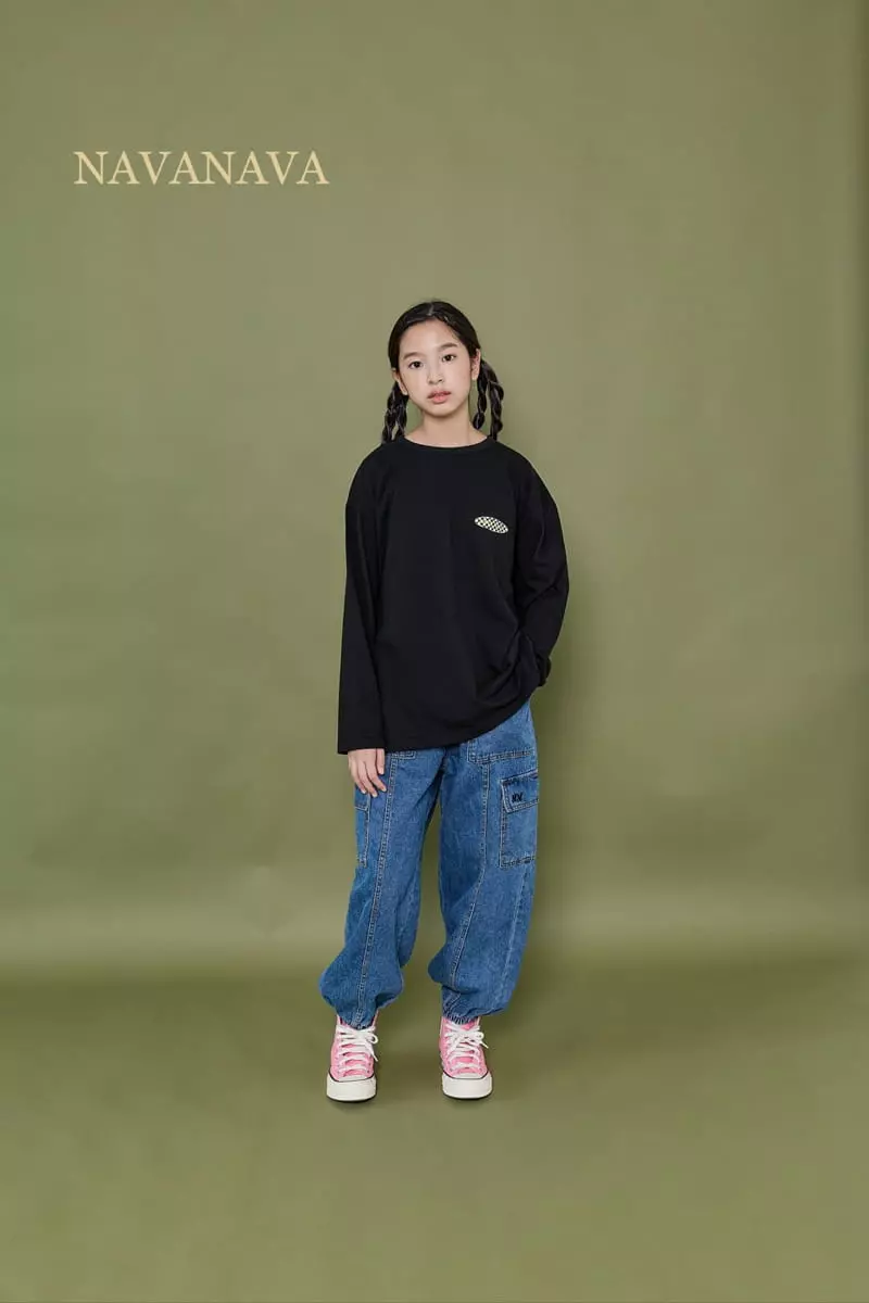 Navanava - Korean Children Fashion - #prettylittlegirls - Check Board Tee - 4