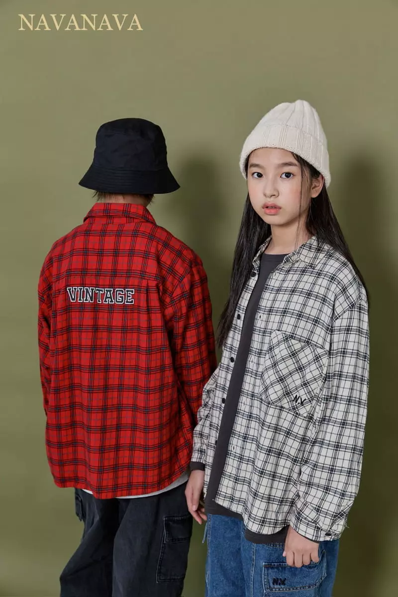 Navanava - Korean Children Fashion - #toddlerclothing - Vintage Shirt - 2