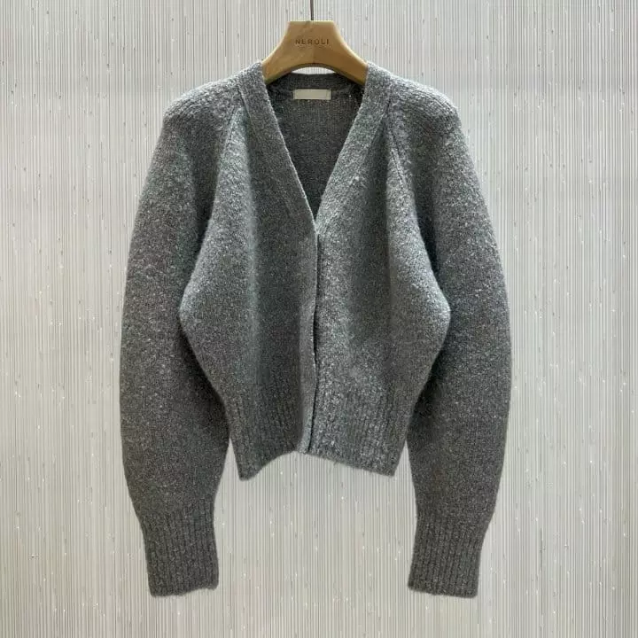Neroli36 - Korean Women Fashion - #womensfashion - Baby Alpaca Snap Cardigan - 2