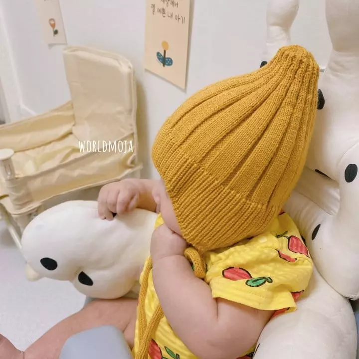 New World - Korean Baby Fashion - #babyboutique - Acryle Ear String Beanie - 5