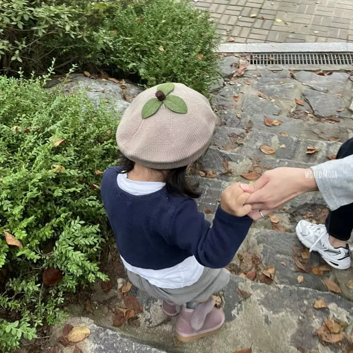 New World - Korean Baby Fashion - #babyboutiqueclothing - Knit Fruit Beret Hat - 6