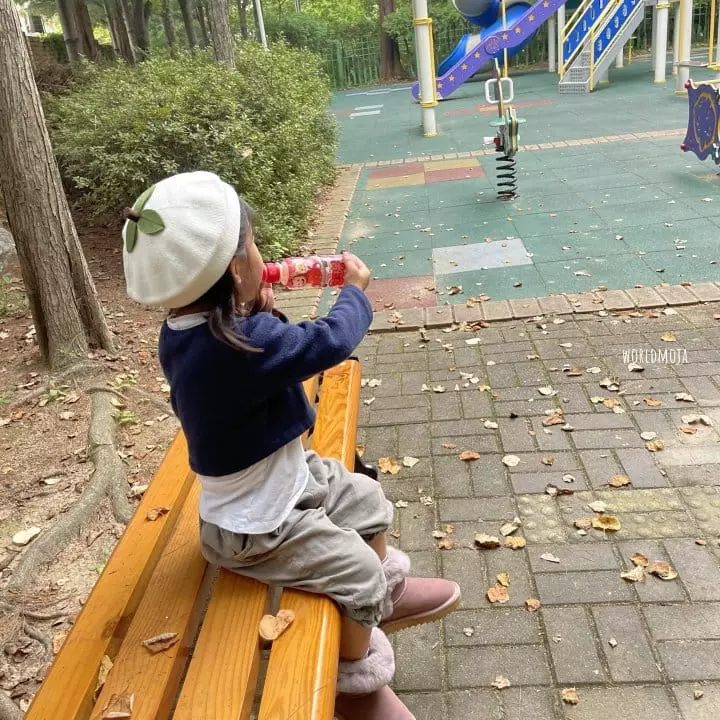 New World - Korean Baby Fashion - #babylifestyle - Knit Fruit Beret Hat - 11