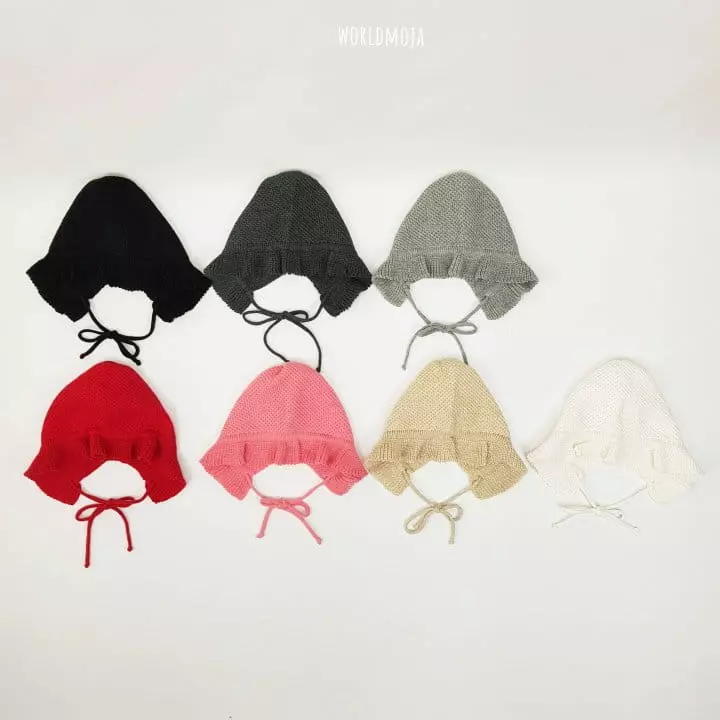 New World - Korean Baby Fashion - #babyoninstagram - Frill Bonnet - 2