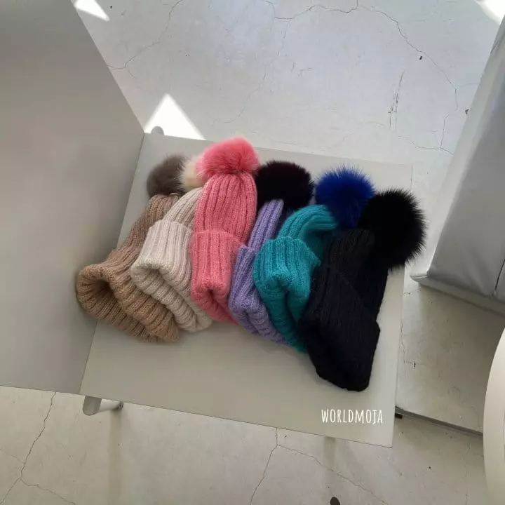 New World - Korean Baby Fashion - #babyoutfit - Alpaca Rib Bell Beanie
