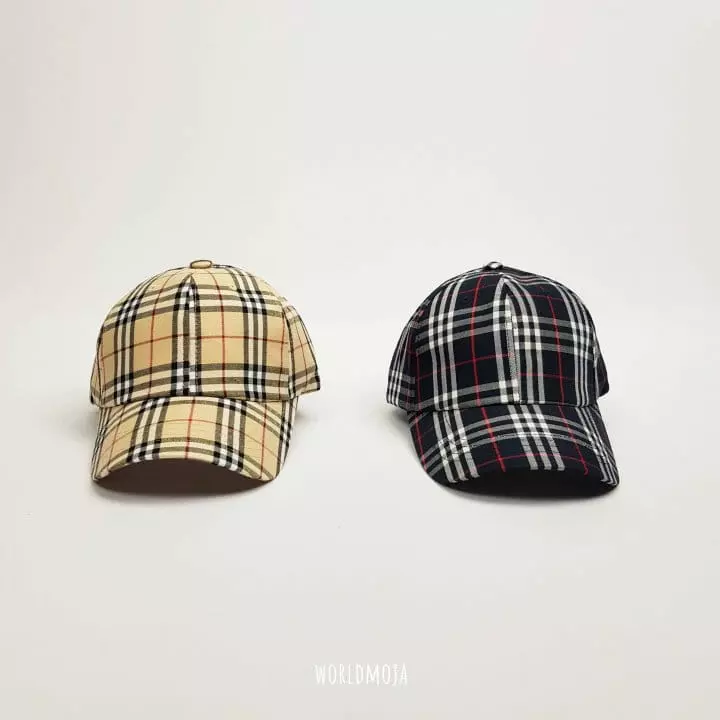 New World - Korean Children Fashion - #Kfashion4kids - Big Check Ball Cap - 5