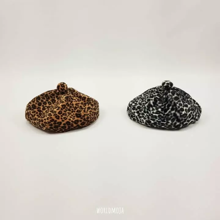 New World - Korean Children Fashion - #Kfashion4kids - Leopard Beret Hat - 3