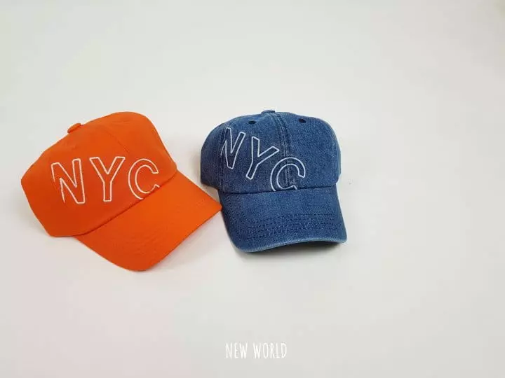 New World - Korean Children Fashion - #childrensboutique - NYC Side Embroidery Ball Cap Denim - 6
