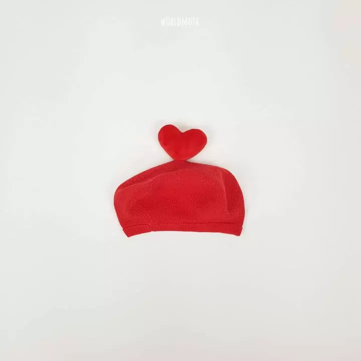 New World - Korean Children Fashion - #designkidswear - Heart Beret Hat - 7