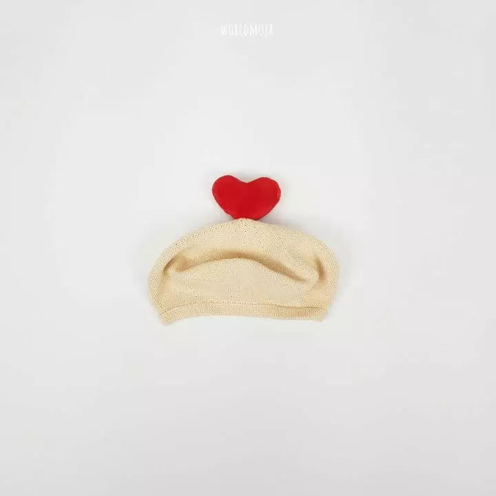 New World - Korean Children Fashion - #discoveringself - Heart Beret Hat - 8
