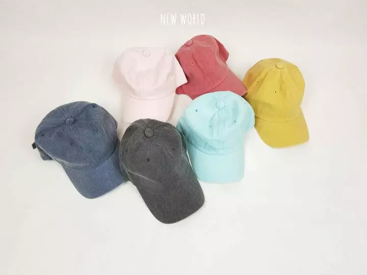 New World - Korean Children Fashion - #discoveringself - Pigment Ball Cap - 3